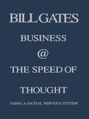 cover image of Business @ the Speed of Thought